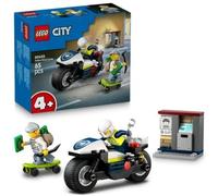 LEGO City Police Motorcycle Chase Toy, Motorbike Set 60455