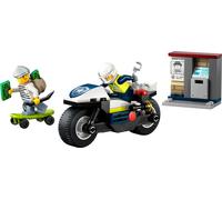 LEGO City Police Motorcycle Chase Toy, Motorbike Set 60455