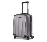Police New York 4 wheels Cabin suitcase S 54 cm Expandable silver colored