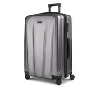 Police New York 4 wheels Trolley L 72 cm Expandable silver colored