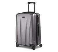 Police New York 4 wheels Trolley M 62 cm Expandable silver colored