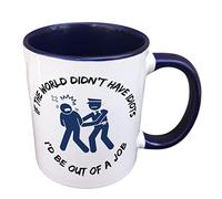 Police Officer Career Mug - Policeman Mug - Policeman Career Mug - Policeman Co-Worker Cup - Policeman Job Mug - Police Academy Graduate Mug (Red)