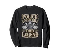 Police Officer Dad Legend Fathers Day Dad Sweatshirt