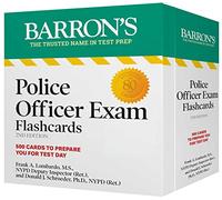Police Officer Exam Flashcards: Up-to-date Review + Sorting Ring for Custom Study (Barron's Test Prep)