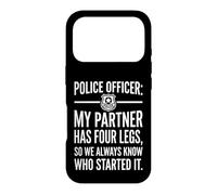 Police Officer My Partner Has Four Legs K9 Unit Badge Graphi Case for iPhone 17 Pro