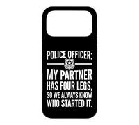 Police Officer My Partner Has Four Legs K9 Unit Badge Graphi Case for iPhone 17 Pro Max