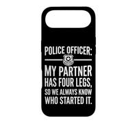 Police Officer My Partner Has Four Legs K9 Unit Badge Graphi Case for iPhone Air