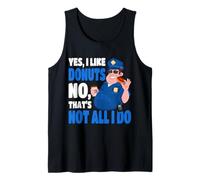 Police Officer Yes I Like Donuts No Thats Not All I Do Tank Top