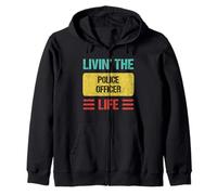 Police Officer Zip Hoodie