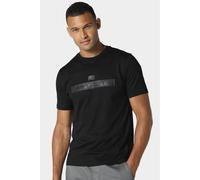 Police Oxshott 0825 'P' Emblem Elevate Matt Print Slim Fit Half Sleeve T-Shirt