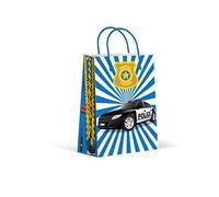 Police Party Bags, Police Car Party Favor Bags, New, Treat Bags, Gift Bags, Goody Bags, Party Favors, Party Supplies, Decorations, 12 Pack Police Party Bags, Police Car Party