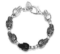 Police PEAGB0000902 Men's Bracelet Made of Stainless Steel Silver Length 23 cm, 23 cm, Stainless Steel, No Gemstone