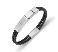 Police PEAGB0039602 URBAN Black Leather Bracelet - A98330