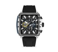 Police PEWGO00776X0 Men's Quartz Chronograph with Nylon Case, Interchangeable Silicone Straps and Multi-Layer Dial, 43 mm, Urban Style