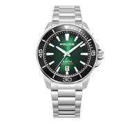 Police PEWJH0021401 Men's Analogue Quartz Watch with Stainless Steel Strap, Black, Standard Size, Bracelet