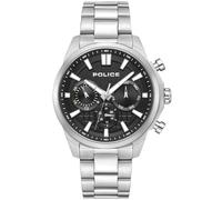 Police Watches Rangy Watch with Stainless Steel Metal Bracelet PEWJK0021001, Silver, Silver