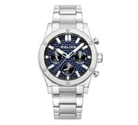 Police PEWJK006204 Men's Watch Silver Navy Navy Navy, navy, Bracelet