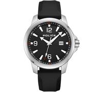 Police Men Analog Quartz Watch with Silicone Strap PEWJN0020903