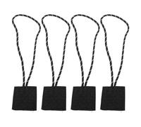 Police Radio Microphone Holder 4PCS Secure Attachment Strong Stitching Durable Fabric Law Enforcement Radio Mic Holder for Performances Speeches Interviews Blending Fabric 1.97 x (Long Cable)