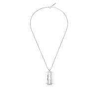 Police Razorblade Ss Necklace Clear Woman