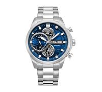 Police Reactor Function Watch, Blue - Silver, 46