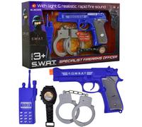 Police S.w.a.t. Role Play Set With Toy Gun And Accessories