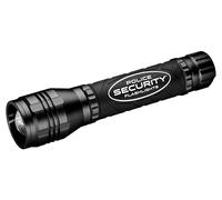 Police Security Watchman 9AA LED Flashlight, 1800 Lumens, 5 Modes, Slide Focus