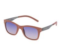 Police SPL170 WAGER 2 Polarized NKJP Men's Sunglasses Brown Size 50