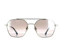 Police Sunglasses SPL771 Vibe 2 579X Shiny Palladium Smoke Silver Mirror