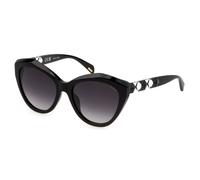 Police SPLL35 HEDRON 1 700 Woman Sunglasses Acetate Black Grey Geometric Normal Shaded