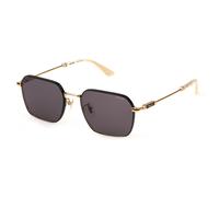 Police SPLN41 HORIZON 10 302 Man Sunglasses Metal Gold Smoke Geometric Normal