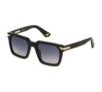 Police SPLP29 FORTY 2 700Y Man Sunglasses Acetate Black Smoke Squared Normal Shaded