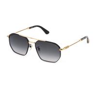 Police SPLP34 HORIZON 13 302 Man Sunglasses Metal Gold Smoke Geometric Normal Nuanced