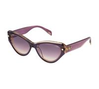 Police SPLP47 NEW DAWN 1 0VBC Woman Sunglasses Acetate Violet Cat Eye Normal Shaded