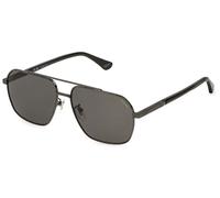 Police SPLQ85 NEW CROSSROADS 4 568P Men's Sunglasses Grey Size 61