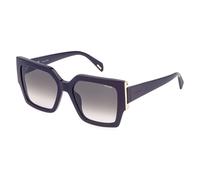 Police SPLR21 SECRET 1 06S3 Woman Sunglasses Acetate Violet Brown Squared Normal Shaded