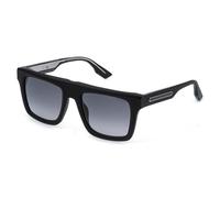 Police SPLR47M 703 Man Sunglasses Acetate Black Smoke Squared Normal Nuanced