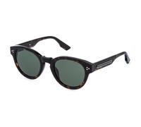 Police SPLR48M 722 Man Sunglasses Acetate Havana Green Pantos Normal