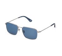 Police SPLR73 ORIGINS LITE 37 579Y Men's Sunglasses Silver Size 56