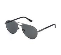 Police SPLR77 NEW CROSSROADS 6 613P Men's Sunglasses Silver Size 61