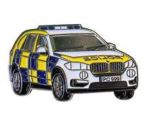 Police Squad Car 999 Metal Enamel 25mm Emergency Service Badge
