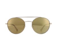 Police Sunglasses SPL870 Coupe 1 8FFG Light Gold Crystal Grey Brown Gold Mirror