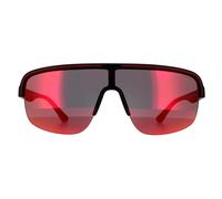 Police Sunglasses SPLB47M Arcade 3 6VPX Matte Dark Grey Multilayer Red