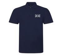 Police Thin Blue Line Union Jack Embroidered Premium Men's Polo Shirt - Emergency Services (UK, Alpha, XXL, Regular, Regular, Navy)