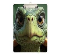 Police Ticket clipboard Funny Animal Head Turtle Plastic for Volleyball Baseball Coaches Size 9 x 12.5 Tablas para escribir