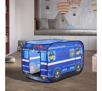 Police Truck Foldable Tent Pop Up Kids Playhouse