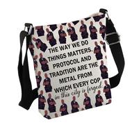 Police TV Show Inspired Gift Police TV Show Quote Crossbody Bag Police TV Show Merchandise for TV Lover (The way weBag)