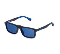 Police UK175 BEYOND JR 4 U28Z Junior Optical frames Injected Black Smoke Squared Mirrored