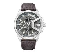 Police Underlined Black Leather Strap Watch - W44144