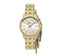 Police Vantaa Women's Analogue Quartz Watch with Silver Dial and Gold Plated Stainless Steel Bracelet - PL.16030BSG-04M, bracelet